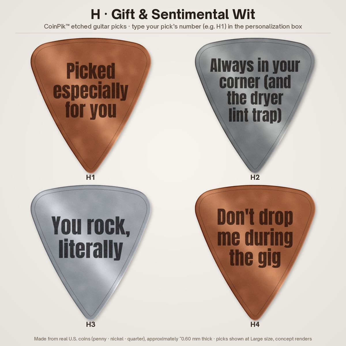 CoinPik guitar pick photo 13 of 13